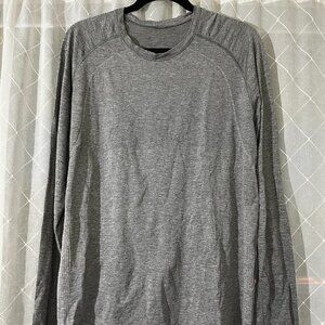 grey lululemon long sleeve size L